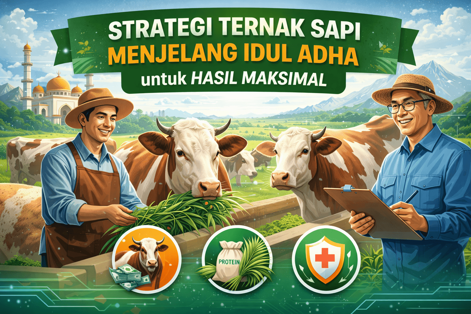 Strategi Ternak Sapi Menjelang Idul Adha untuk Hasil Maksimal